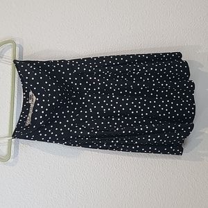 Ixia black & white polka dot mini dress, Rockabilly style y2k